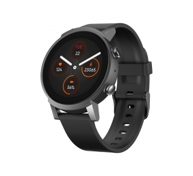 E3 | Smart watch | GPS (satellite) | 2.5D glass | Touchscreen | 1.3” | Activity monitoring 24/7 | Waterproof | Bluetooth | Wi-Fi | Panther Black