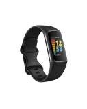 Fitbit Charge 5 Fitness tracker, GPS (satellite), AMOLED, Touchscreen, Heart rate monitor, Activity monitoring 24/7, Waterproof, Bluetooth, Black/Graphite