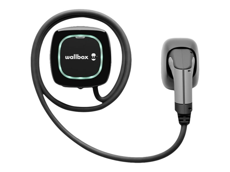 Wallbox | Pulsar Plus Electric Vehicle charger Type 2, 22kW | 22 kW | Wi-Fi, Bluetooth | Compact and powerfull EV Charging stastion - Smaller than a toaster, lighter than a laptop  Connect your charger to any smart device via Wi-Fi or Bluetooth and use th