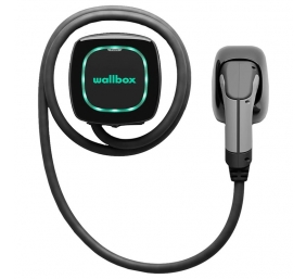 Wallbox | Pulsar Plus Electric Vehicle charger Type 2, 22kW | 22 kW | Wi-Fi, Bluetooth | Compact and powerfull EV Charging stastion - Smaller than a toaster, lighter than a laptop  Connect your charger to any smart device via Wi-Fi or Bluetooth and use th