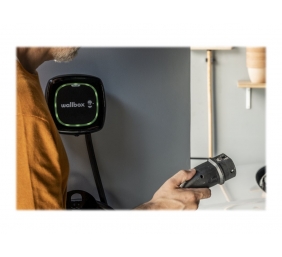 Wallbox | Pulsar Plus Electric Vehicle charger Type 2, 22kW | 22 kW | Wi-Fi, Bluetooth | Compact and powerfull EV Charging stastion - Smaller than a toaster, lighter than a laptop  Connect your charger to any smart device via Wi-Fi or Bluetooth and use th