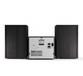Sharp XL-B512(BK) Hi-Fi Micro System, CD/FM/USB/Bluetooth v5.0, 45W, Black | Sharp | Hi-Fi Micro System | XL-B512(BK) | Black | USB port | AUX in | Bluetooth | CD player | FM radio | Wireless connection