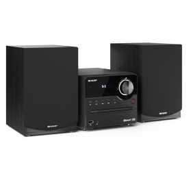 Sharp XL-B512(BK) Hi-Fi Micro System, CD/FM/USB/Bluetooth v5.0, 45W, Black Sharp | Hi-Fi Micro System | XL-B512(BK) | USB port | AUX in | Bluetooth | CD player | Black | FM radio | Wireless connection