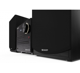 Sharp XL-B512(BK) Hi-Fi Micro System, CD/FM/USB/Bluetooth v5.0, 45W, Black | Sharp | Hi-Fi Micro System | XL-B512(BK) | Black | USB port | AUX in | Bluetooth | CD player | FM radio | Wireless connection