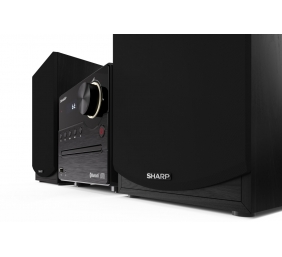 Sharp XL-B512(BK) Hi-Fi Micro System, CD/FM/USB/Bluetooth v5.0, 45W, Black Sharp | Hi-Fi Micro System | XL-B512(BK) | USB port | AUX in | Bluetooth | CD player | Black | FM radio | Wireless connection