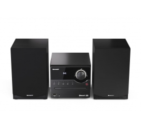 Sharp XL-B512(BK) Hi-Fi Micro System, CD/FM/USB/Bluetooth v5.0, 45W, Black Sharp | Hi-Fi Micro System | XL-B512(BK) | USB port | AUX in | Bluetooth | CD player | Black | FM radio | Wireless connection