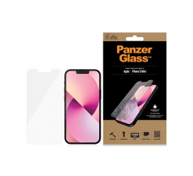 PanzerGlass | Clear Screen Protector | Apple | iPhone 13 Mini | Tempered glass | Antibacterial glass; Resistant to scratches and bacteria; Shock absorbing; Easy to install