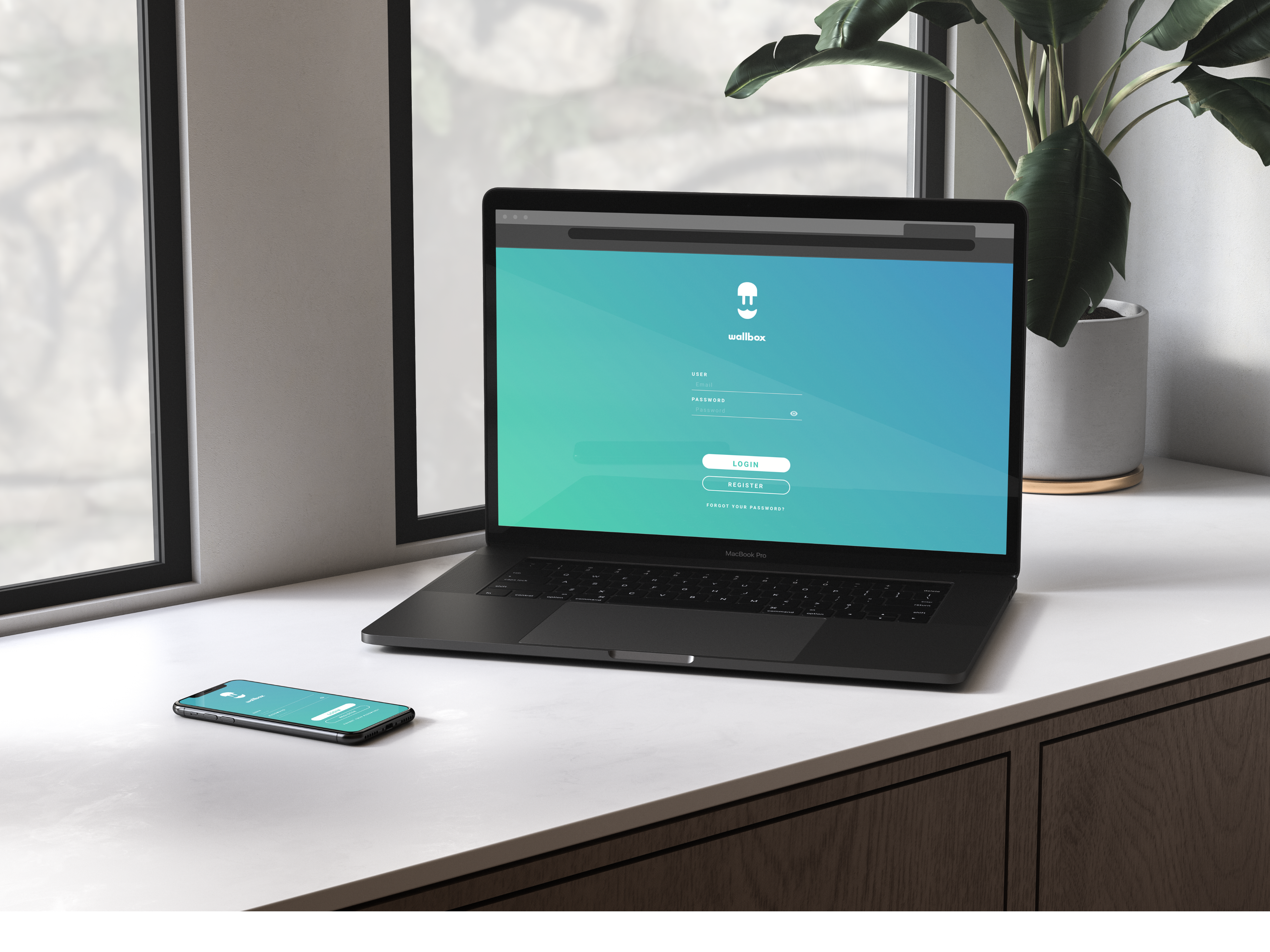 Wallbox | Pulsar Plus Electric Vehicle charger, 7 meter cable Type 2 | 22 kW | Wi-Fi, Bluetooth | Compact and powerfull EV Charging stastion - Smaller than a toaster, lighter than a laptop  Connect your charger to any smart device via Wi-Fi or Bluetooth a