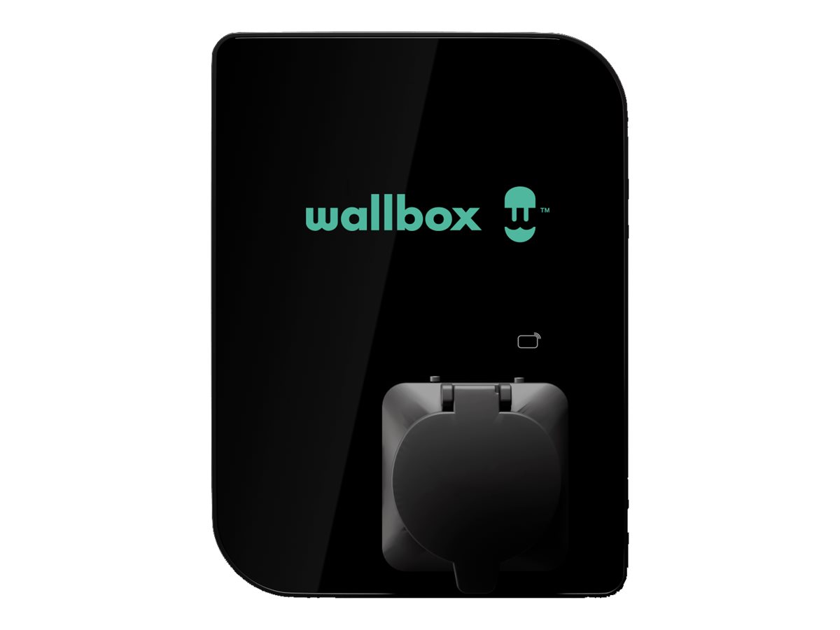 Wallbox | Copper SB Electric Vehicle charger, Type 2 Socket | 22 kW | Wi-Fi, Bluetooth, Ethernet, 4G (optional) | Powerfull and durable charging station for Public and Private charging scenarios with plety of Smart features under the hood.  Connect your c