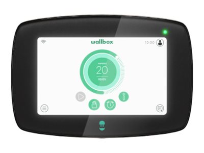 Wallbox | Commander 2 Electric Vehicle charger, 7 meter cable Type 2 | 22 kW | Wi-Fi, Bluetooth, Ethernet, 4G (optional) | Premium feel charging station equiped with 7” Touchscreen for Public and Private charging scenarios. Like all other Wallbox models i