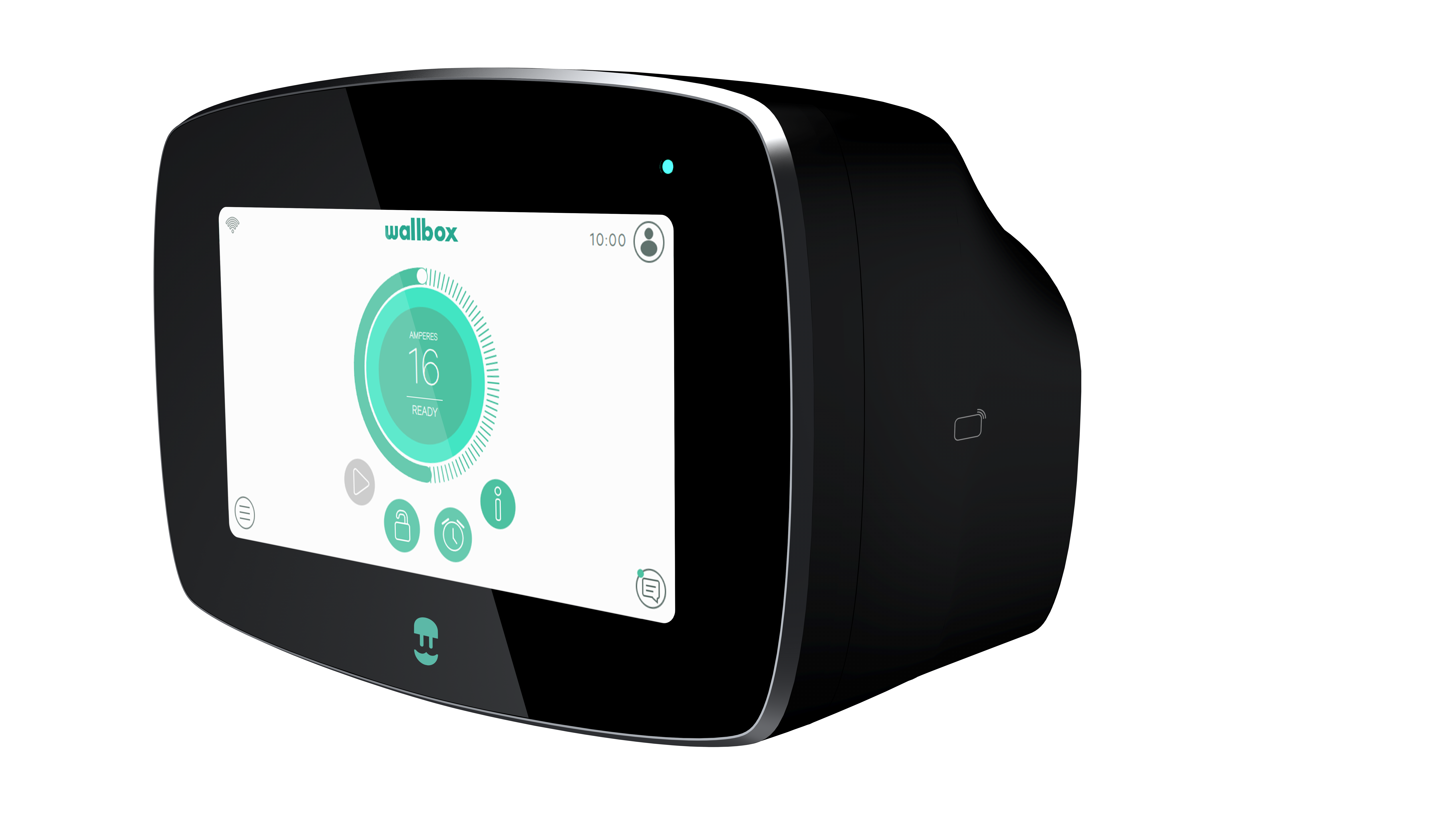 Wallbox | Commander 2 Electric Vehicle charger, 5 meter cable Type 2 | 22 kW | Wi-Fi, Bluetooth, Ethernet, 4G (optional) | Premium feel charging station equiped with 7” Touchscreen for Public and Private charging scenarios. Like all other Wallbox models i