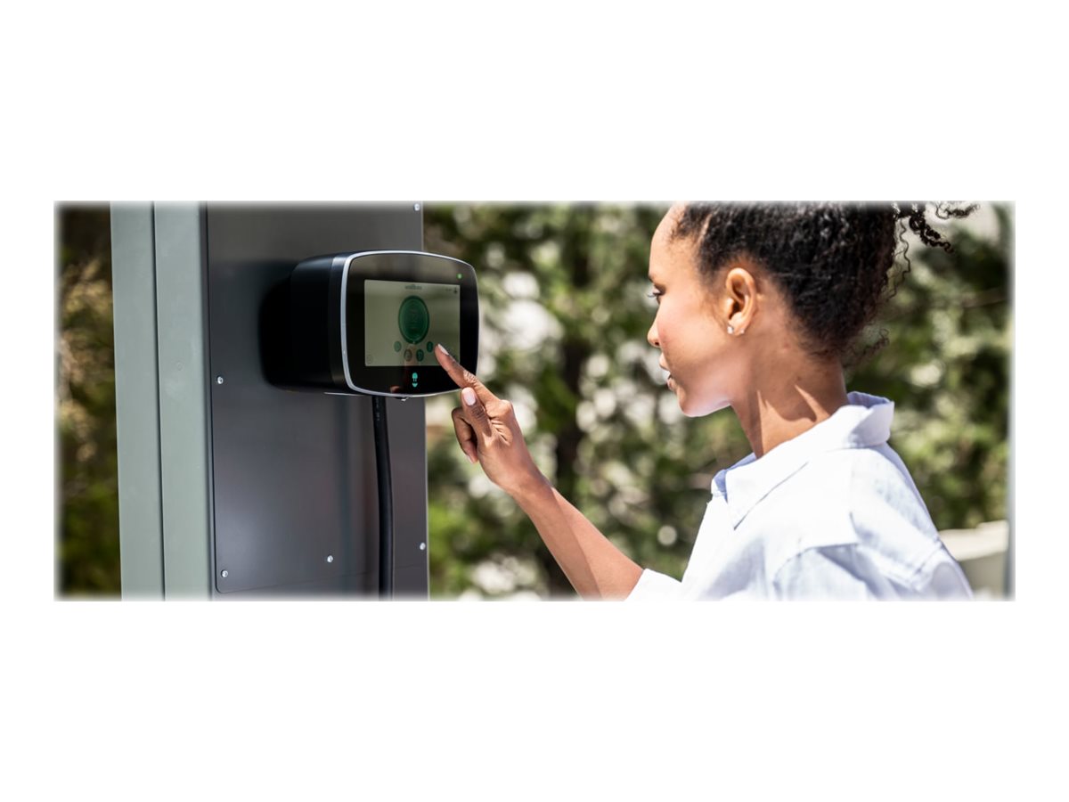 Wallbox | Commander 2 Electric Vehicle charger, 5 meter cable Type 2 | 22 kW | Wi-Fi, Bluetooth, Ethernet, 4G (optional) | Premium feel charging station equiped with 7” Touchscreen for Public and Private charging scenarios. Like all other Wallbox models i