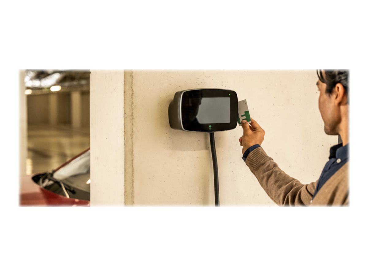 Wallbox | Commander 2 Electric Vehicle charger, 5 meter cable Type 2 | 22 kW | Wi-Fi, Bluetooth, Ethernet, 4G (optional) | Premium feel charging station equiped with 7” Touchscreen for Public and Private charging scenarios. Like all other Wallbox models i