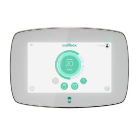Wallbox | Commander 2 Electric Vehicle charger, 5 meter cable Type 2 | 22 kW | Wi-Fi, Bluetooth, Ethernet, 4G (optional) | Premium feel charging station equiped with 7” Touchscreen for Public and Private charging scenarios. Like all other Wallbox models i