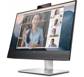 HP EliteDisplay E24mv G4 Monitor - 23.8" 1920 x 1080 FHD AG, IPS, DisplayPort/HDMI/VGA, 4x USB 3.0, speakers, webcam, height adjustable, 3 years