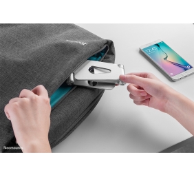 Neomounts | DS10-160SL1 | Adjustable | Phone stand | Silver | 7 "