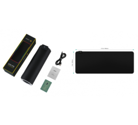 Aukey RGB Mouse Pad KM-P6 800 x 300 x 3 mm, Black