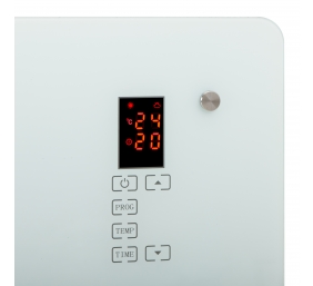 Camry | CR 7721 | Convection glass heater LCD with remote control | 1500 W | Number of power levels 2 | White | N/A