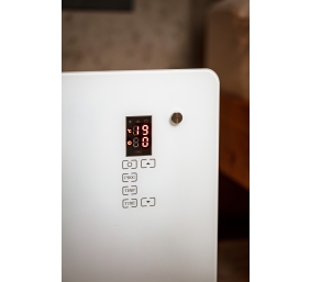 Camry | CR 7721 | Convection glass heater LCD with remote control | 1500 W | Number of power levels 2 | White | N/A