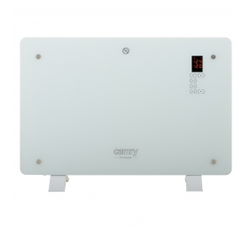 Camry | CR 7721 | Convection glass heater LCD with remote control | 1500 W | Number of power levels 2 | White | N/A