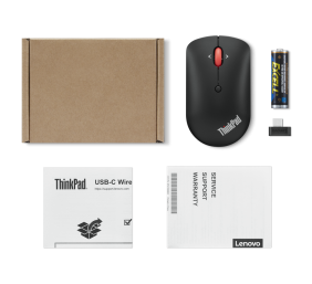 Lenovo | ThinkPad USB-C Wireless Compact Mouse | Black