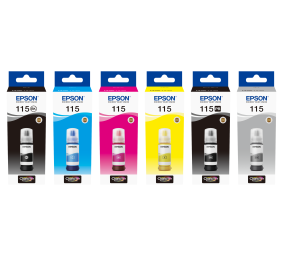 Epson 115 EcoTank (C13T07C14A) Rašalo papildymo buteliukas, Juoda