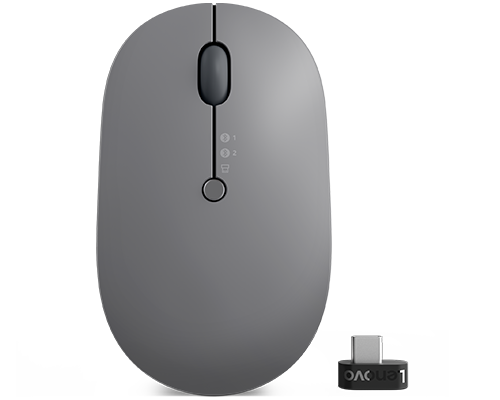Lenovo | Go Wireless Multi-Device Mouse | Storm Grey