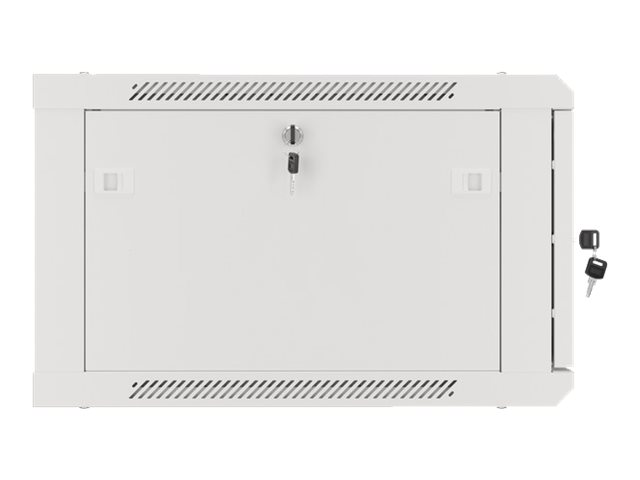 Lanberg | Rack cabinet 19" wall-mount 12U/600x450 for self-assembly with metal door (flat pack) | WF01-6412-00S | Grey