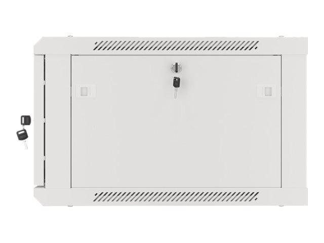 Lanberg | Rack cabinet 19" wall-mount 12U/600x450 for self-assembly with metal door (flat pack) | WF01-6412-00S | Grey