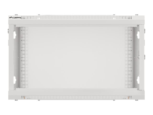 Lanberg | Rack cabinet 19" wall-mount 12U/600x450 for self-assembly with metal door (flat pack) | WF01-6412-00S | Grey