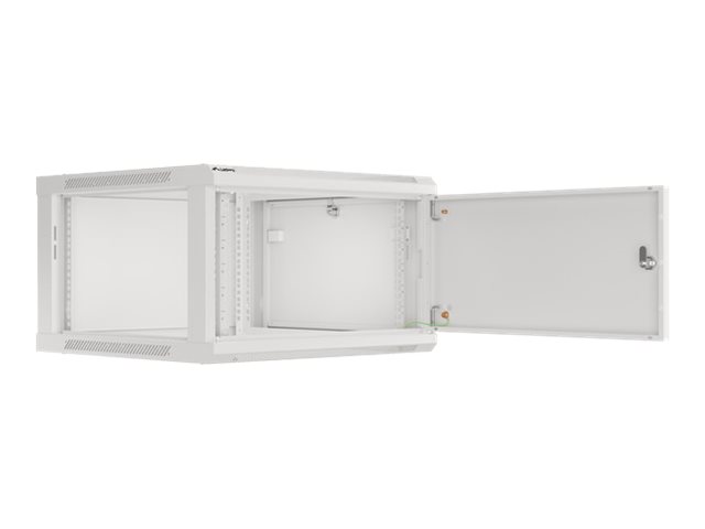 Lanberg | Rack cabinet 19" wall-mount 12U/600x450 for self-assembly with metal door (flat pack) | WF01-6412-00S | Grey