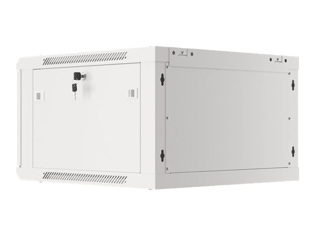 Lanberg | Rack cabinet 19" wall-mount 12U/600x450 for self-assembly with metal door (flat pack) | WF01-6412-00S | Grey