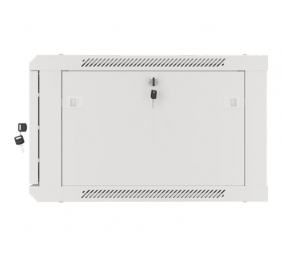 Lanberg | Rack cabinet 19" wall-mount 12U/600x450 for self-assembly with metal door (flat pack) | WF01-6412-00S | Grey