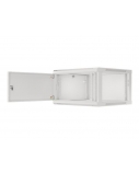 Lanberg | Rack cabinet 19" wall-mount 12U/600x450 for self-assembly with metal door (flat pack) | WF01-6412-00S | Grey