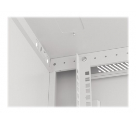 Lanberg | Rack cabinet 19" wall-mount 12U/600x450 for self-assembly with metal door (flat pack) | WF01-6412-00S | Grey