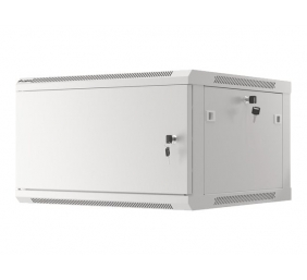 Lanberg | Rack cabinet 19" wall-mount 12U/600x450 for self-assembly with metal door (flat pack) | WF01-6412-00S | Grey