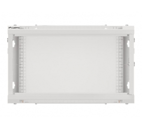 Lanberg | Rack cabinet 19" wall-mount 12U/600x450 for self-assembly with metal door (flat pack) | WF01-6412-00S | Grey