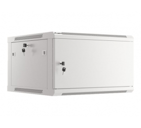 Lanberg | Rack cabinet 19" wall-mount 12U/600x450 for self-assembly with metal door (flat pack) | WF01-6412-00S | Grey