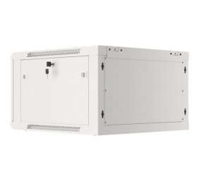 Lanberg | Rack cabinet 19" wall-mount 12U/600x450 for self-assembly with metal door (flat pack) | WF01-6412-00S | Grey