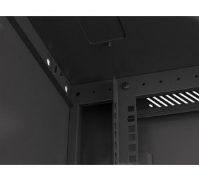 LANBERG Wall mount 19i 12U 600x600 black