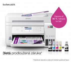 Epson Multifunctional printer | EcoTank L6276 | Inkjet | Colour | 3-in-1 | Wi-Fi | White