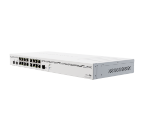 Mikrotik Cloud Core Router CCR2004-16G-2S+, 2x10G SFP+ ports, 16x Gigabit LAN ports, 1x RJ45 Serial port, 4 core CPU, 4 GB RAM, Dual redundant power supply, CPU and PCB temperature monitor, RouterOS L6 | Cloud Core Router | CCR2004-16G-2S+ | No Wi-Fi | 1 