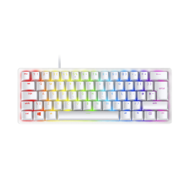 Razer | Optical Gaming Keyboard | Huntsman Mini 60% | Gaming keyboard | RGB LED light | RU | Wired | Mercury | USB-C | Red Switch