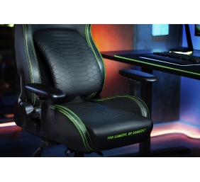 Razer Iskur Ergonomic Gaming Chair PVC Leather; Metal; Plywood | Black/Green