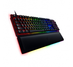 Razer | Huntsman V2 Optical Gaming Keyboard | Gaming keyboard | Wired | RGB LED light | NORD | Clicky Purple Switch | Black