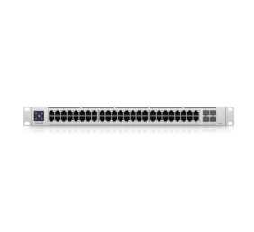 Ubiquiti | Switch Enterprise 48 PoE | USW-Enterprise-48-PoE | Managed L3 | Rackmountable | Gigabit Ethernet (copper) ports quantity 48 (100MbE/1GbE/2.5GbE) | SFP+ ports quantity 4 | PoE+ ports quantity 48 | Power supply type AC/DC, internal, 100-240V, 10A
