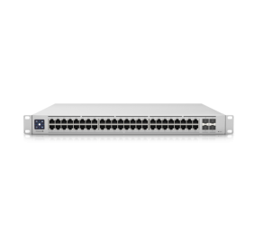 Ubiquiti | Switch Enterprise 48 PoE | USW-Enterprise-48-PoE | Managed L3 | Rackmountable | Gigabit Ethernet (copper) ports quantity 48 (100MbE/1GbE/2.5GbE) | SFP+ ports quantity 4 | PoE+ ports quantity 48 | Power supply type AC/DC, internal, 100-240V, 10A