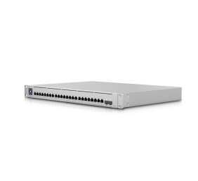 Ubiquiti | Switch Enterprise 24 PoE | USW-Enterprise-24-PoE | Managed L3 | Rackmountable | 1 Gbps (RJ-45) ports quantity 12x10/100/1000 Mbps + 12x100/1000/2500 Mbps | SFP ports quantity 0 | SFP+ ports quantity 2 | PoE+ ports quantity 24 | Power supply typ