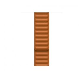 41mm Golden Brown Leather Link - M/L
