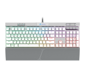Corsair K70 RGB MK.2 SE Mechanical Gaming Keyboard, RGB LED light, NA, Wired, White/Silver